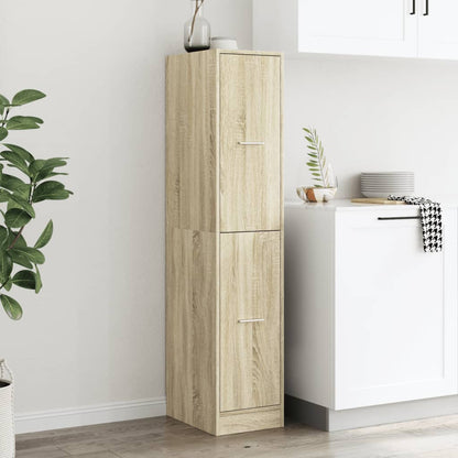 vidaXL Apothecary Cabinet Sonoma Oak 30x41x144,5 cm Engineered Wood