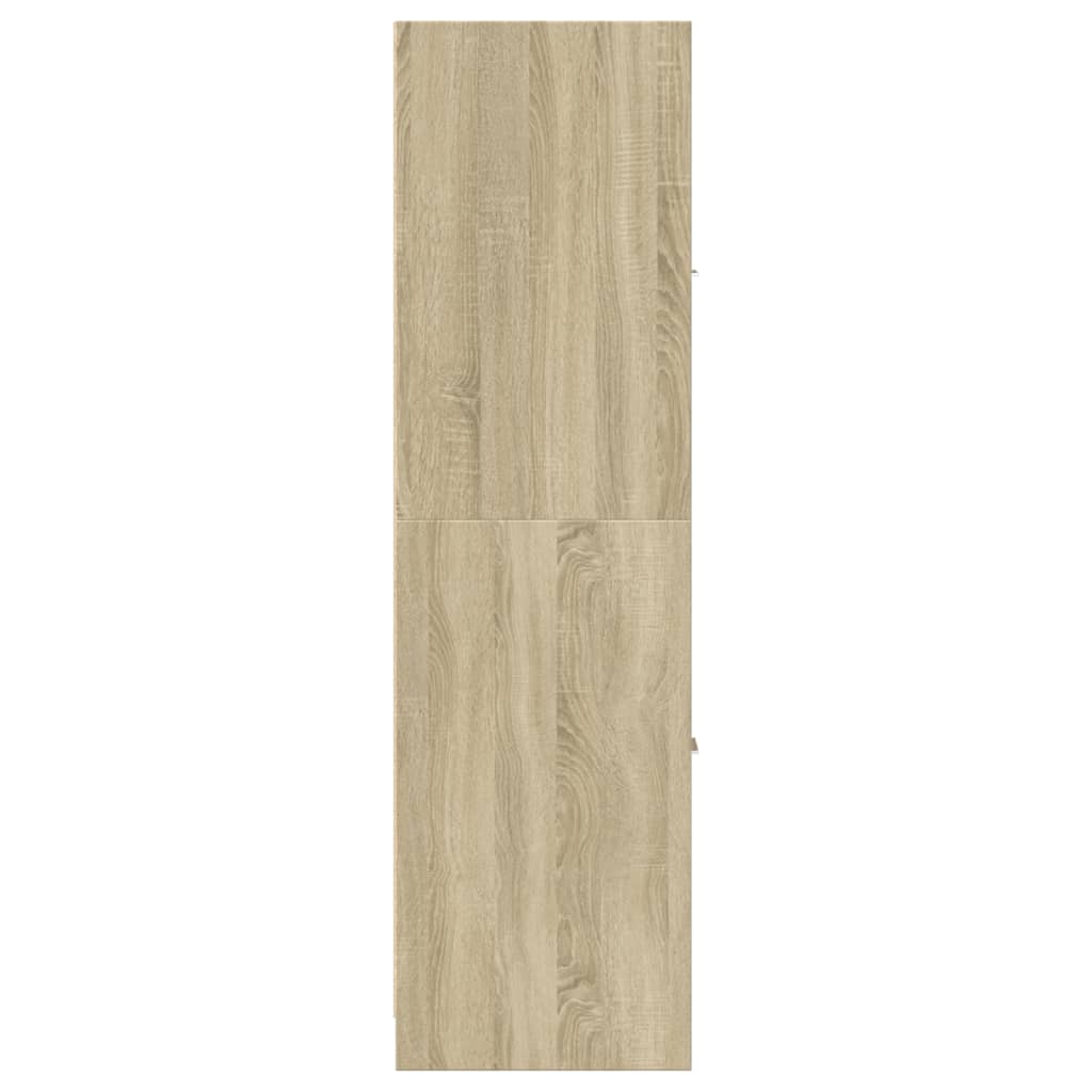 vidaXL Apothecary Cabinet Sonoma Oak 30x41x144,5 cm Engineered Wood
