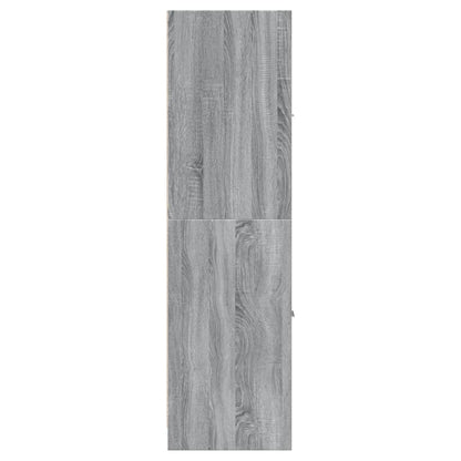 vidaXL Apothecary Cabinet Grey Sonoma 30x41x144,5 cm Engineered Wood
