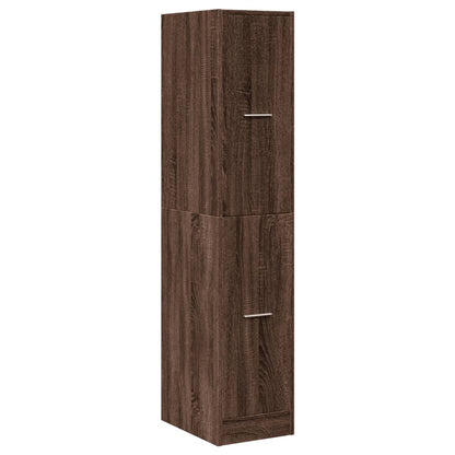 vidaXL Apothecary Cabinet Brown Oak 30x41x144.5 cm Engineered Wood