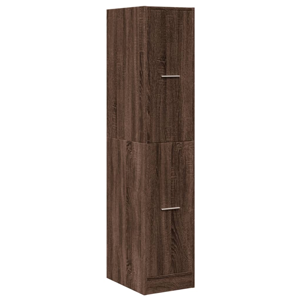 vidaXL Apothecary Cabinet Brown Oak 30x41x144,5 cm Engineered Wood
