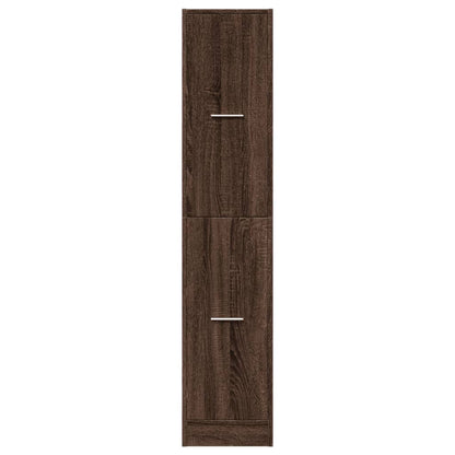 vidaXL Apothecary Cabinet Brown Oak 30x41x144,5 cm Engineered Wood