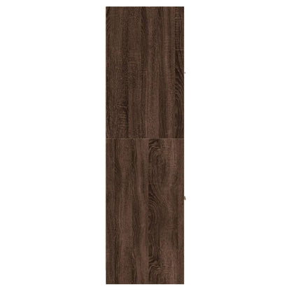 vidaXL Apothecary Cabinet Brown Oak 30x41x144,5 cm Engineered Wood