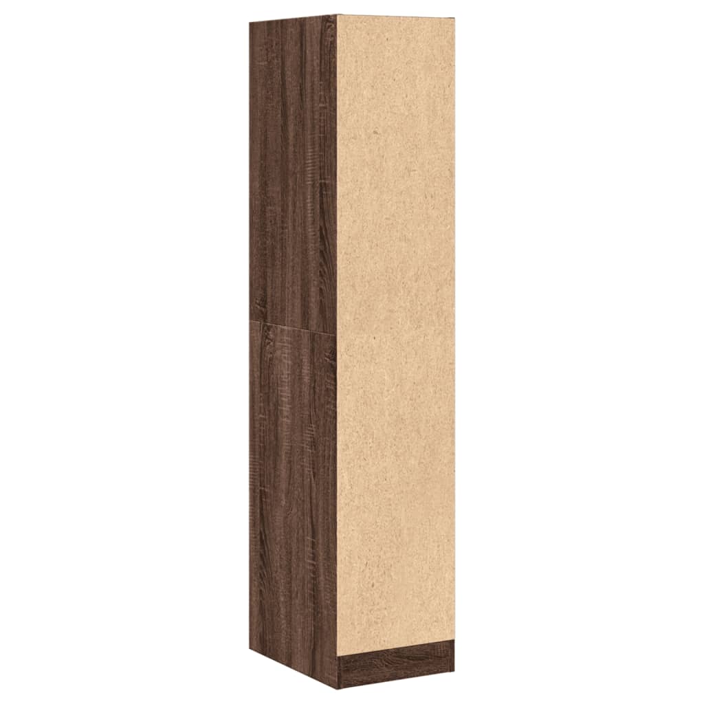 vidaXL Apothecary Cabinet Brown Oak 30x41x144.5 cm Engineered Wood