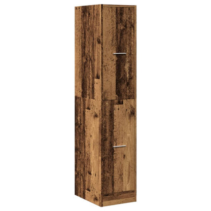 vidaXL Apothecary Cabinet Old Wood 30x41x144.5 cm Engineered Wood