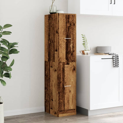 vidaXL Apothecary Cabinet Old Wood 30x41x144.5 cm Engineered Wood