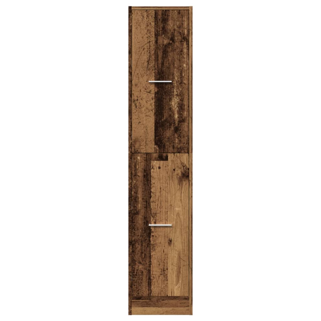 vidaXL Apothecary Cabinet Old Wood 30x41x144,5 cm Engineered Wood