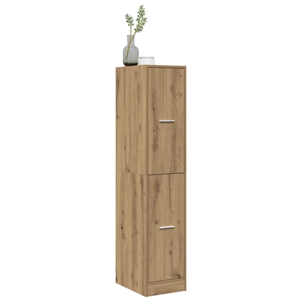 vidaXL Apothecary Cabinet Artisian Oak 30x41x144.5 cm Engineered Wood