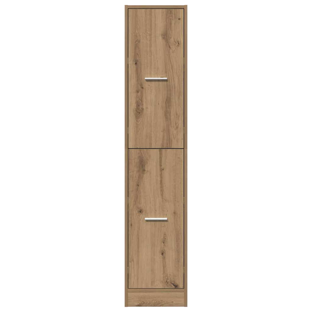 vidaXL Apothecary Cabinet Artisian Oak 30x41x144.5 cm Engineered Wood