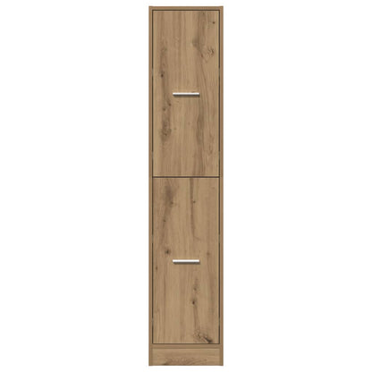 vidaXL Apothecary Cabinet Artisian Oak 30x41x144.5 cm Engineered Wood