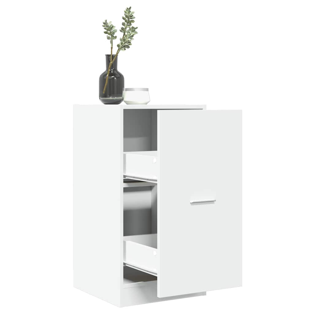 vidaXL Apothecary Cabinet White 40x41x77,5 cm Engineered Wood