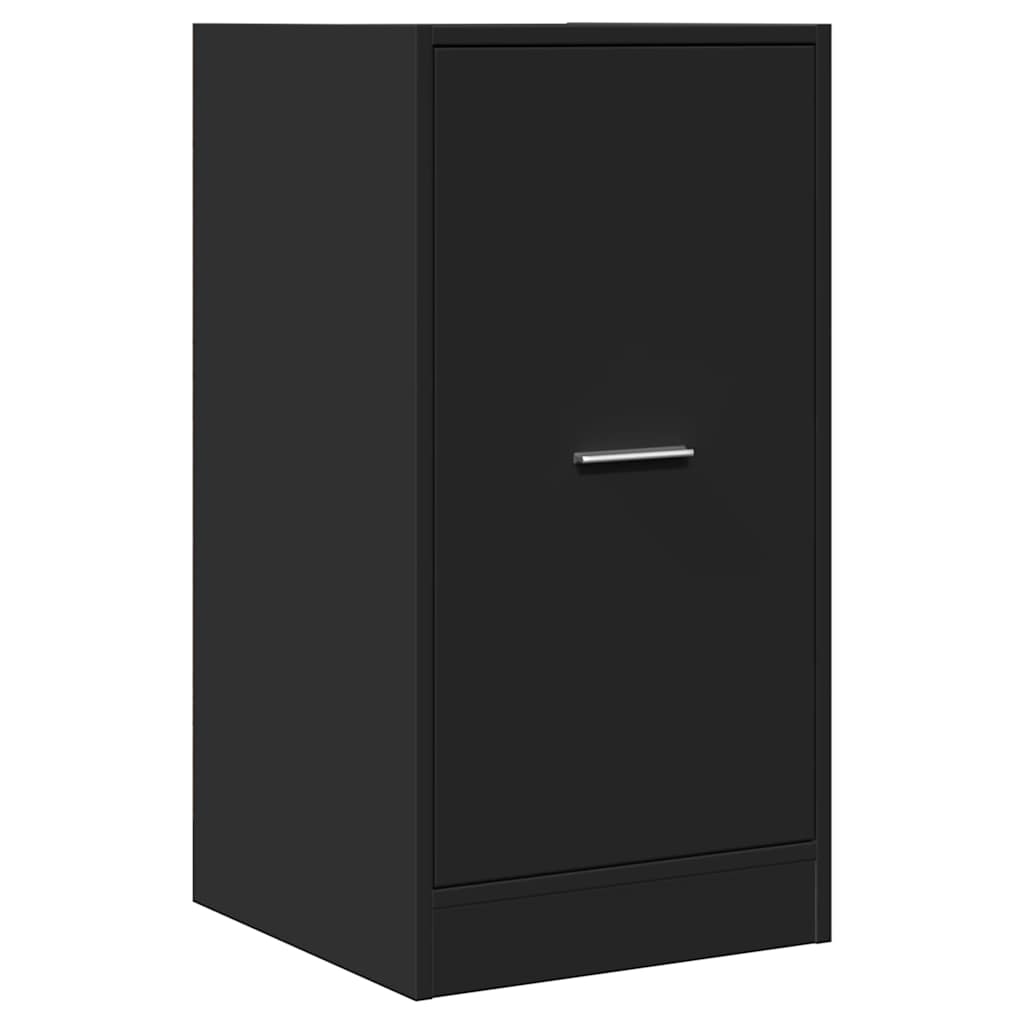 vidaXL Apothecary Cabinet Black 40x41x77,5 cm Engineered Wood