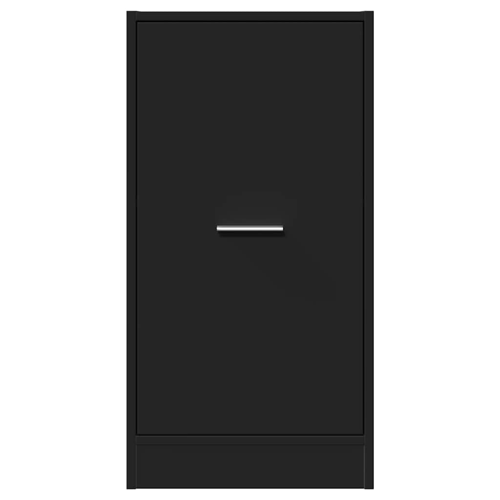 vidaXL Apothecary Cabinet Black 40x41x77.5 cm Engineered Wood