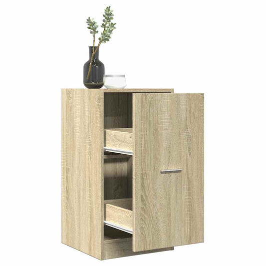 vidaXL Apothecary Cabinet Sonoma Oak 40x41x77.5 cm Engineered Wood