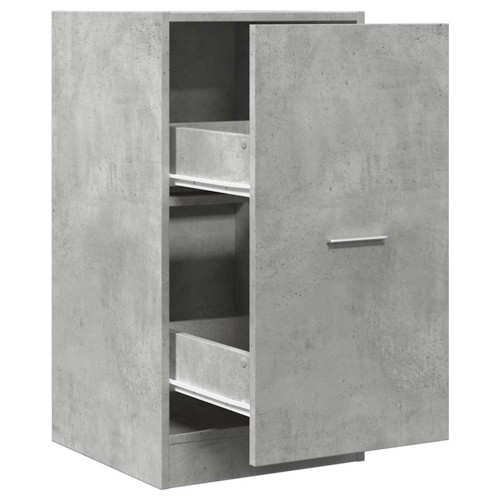 vidaXL Apothecary Cabinet Concrete Grey 40x41x77,5 cm Engineered Wood