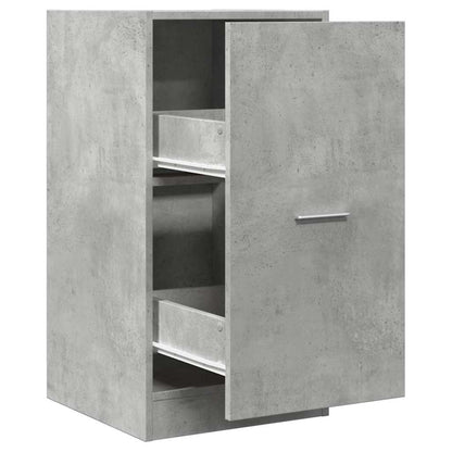 vidaXL Apothecary Cabinet Concrete Grey 40x41x77,5 cm Engineered Wood