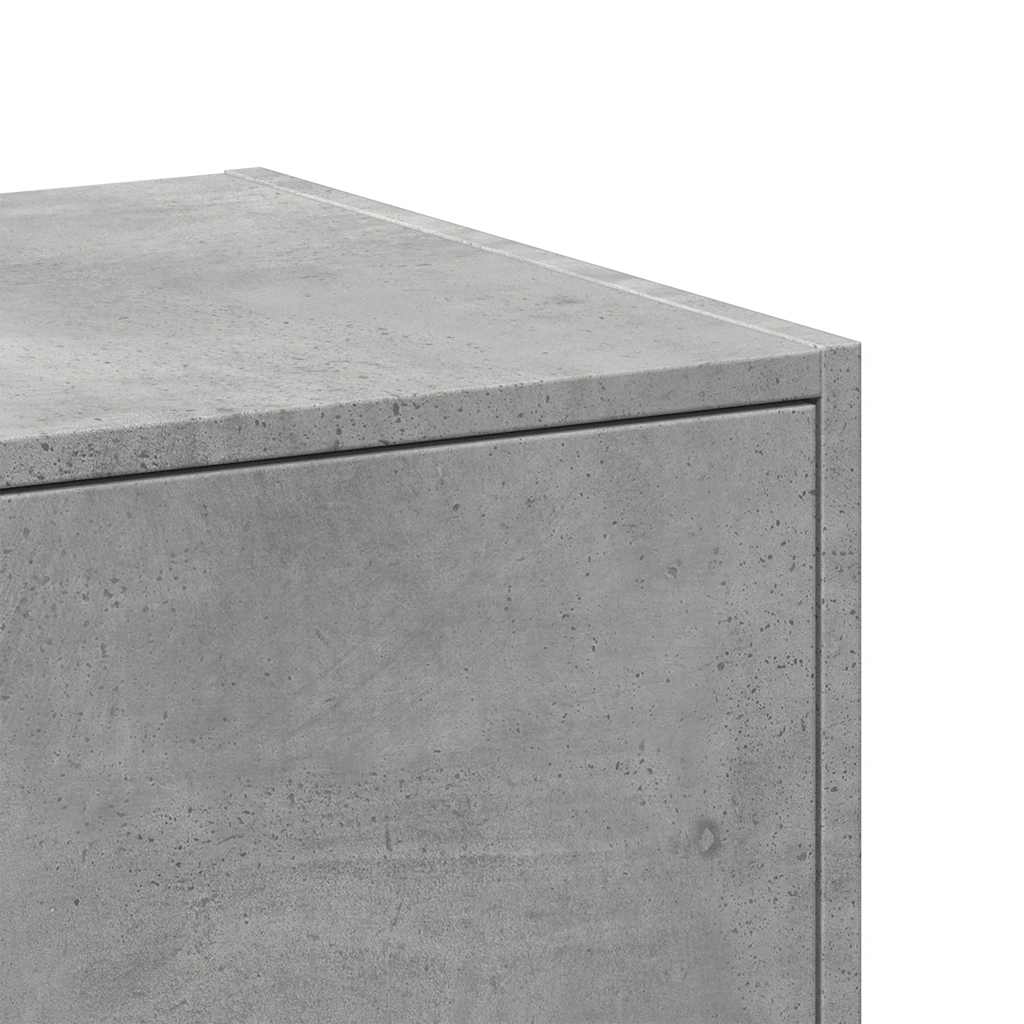 vidaXL Apothecary Cabinet Concrete Grey 40x41x77,5 cm Engineered Wood