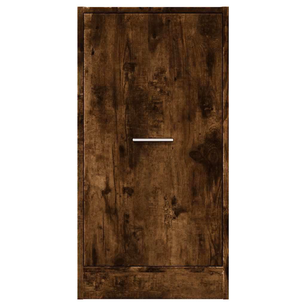 vidaXL Apothecary Cabinet Smoked Oak 40x41x77,5 cm Engineered Wood