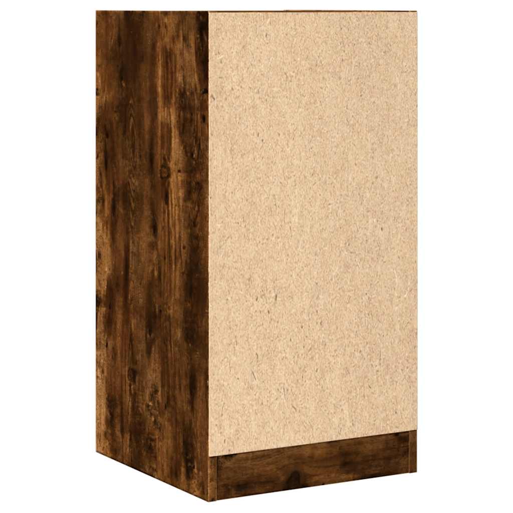 vidaXL Apothecary Cabinet Smoked Oak 40x41x77,5 cm Engineered Wood