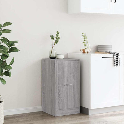 vidaXL Apothecary Cabinet Grey Sonoma 40x41x77,5 cm Engineered Wood