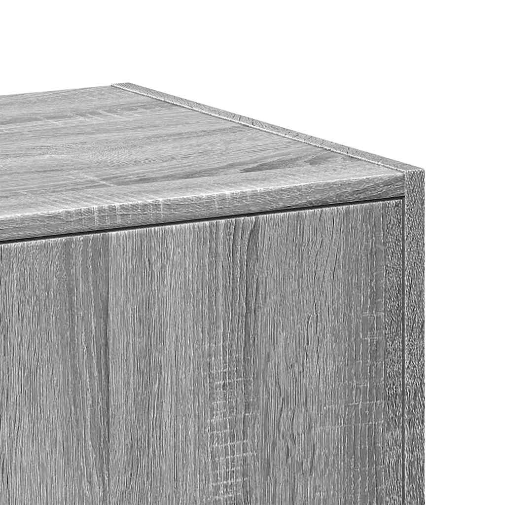 vidaXL Apothecary Cabinet Grey Sonoma 40x41x77,5 cm Engineered Wood