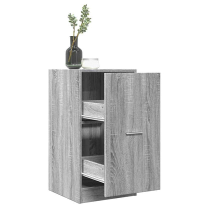 vidaXL Apothecary Cabinet Grey Sonoma 40x41x77.5 cm Engineered Wood
