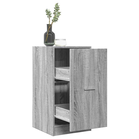 vidaXL Apothecary Cabinet Grey Sonoma 40x41x77.5 cm Engineered Wood