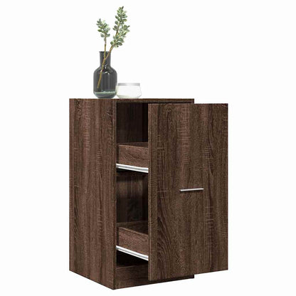 vidaXL Apothecary Cabinet Brown Oak 40x41x77,5 cm Engineered Wood