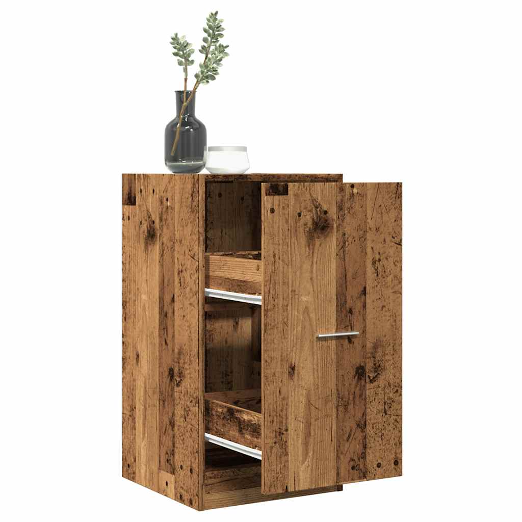 vidaXL Apothecary Cabinet Old Wood 40x41x77.5 cm Engineered Wood