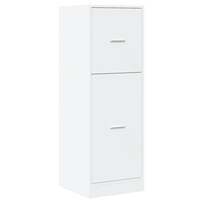 vidaXL Apothecary Cabinet White 40x41x118 cm Engineered Wood