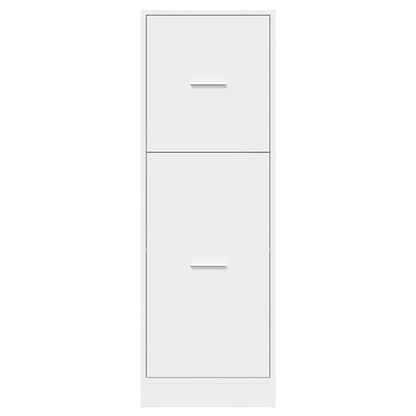 vidaXL Apothecary Cabinet White 40x41x118 cm Engineered Wood