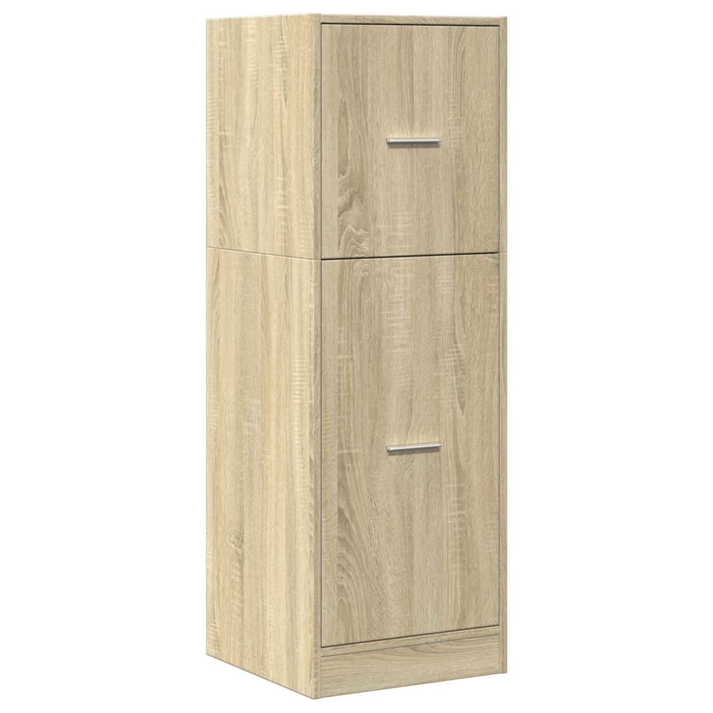 vidaXL Apothecary Cabinet Sonoma Oak 40x41x118 cm Engineered Wood
