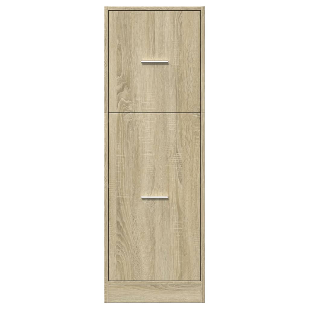 vidaXL Apothecary Cabinet Sonoma Oak 40x41x118 cm Engineered Wood