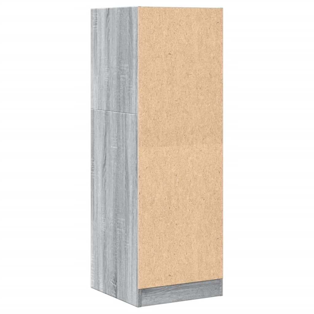 vidaXL Apothecary Cabinet Grey Sonoma 40x41x118 cm Engineered Wood
