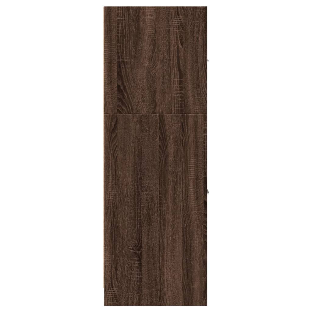 vidaXL Apothecary Cabinet Brown Oak 40x41x118 cm Engineered Wood