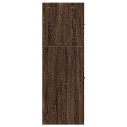 vidaXL Apothecary Cabinet Brown Oak 40x41x118 cm Engineered Wood