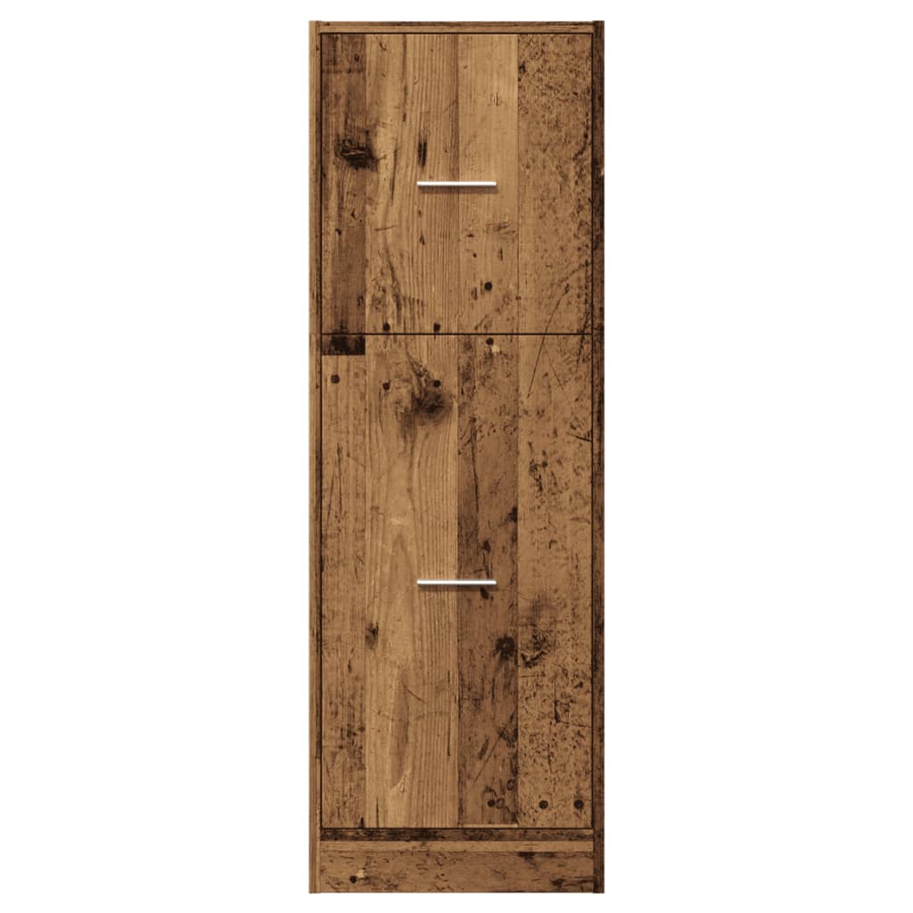 vidaXL Apothecary Cabinet Old Wood 40x41x118 cm Engineered Wood