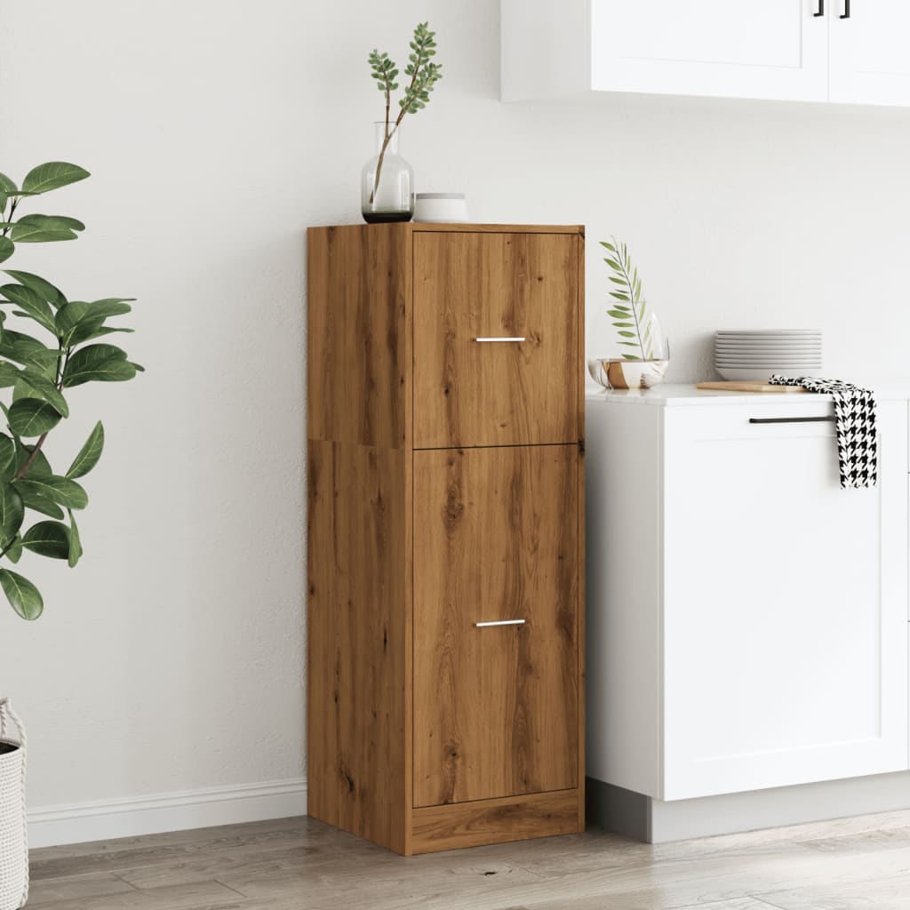 vidaXL Apothecary Cabinet Artisian Oak 40x41x118 cm Engineered Wood