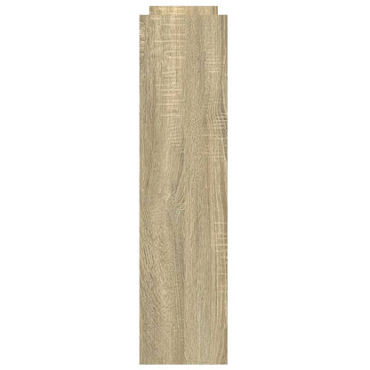 vidaXL Narrow Storage Trolley 4 Tier Sonoma Oak Engineered Wood
