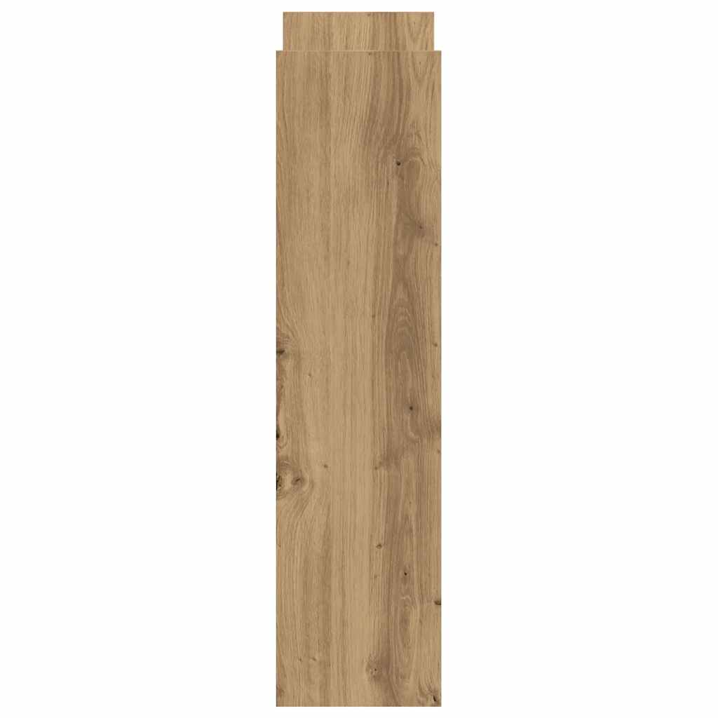 vidaXL Narrow Storage Trolley 4 Tier Artisian Oak Engineered Wood