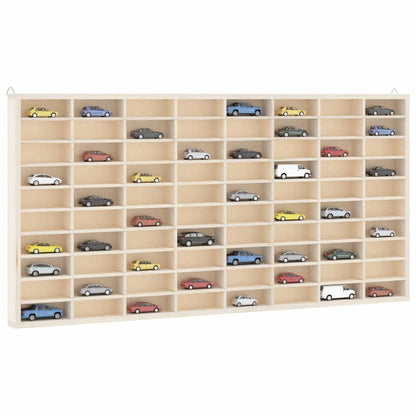 vidaXL Wooden Collector's Display Case with 80 Compartments 80x4.5x40.5cm