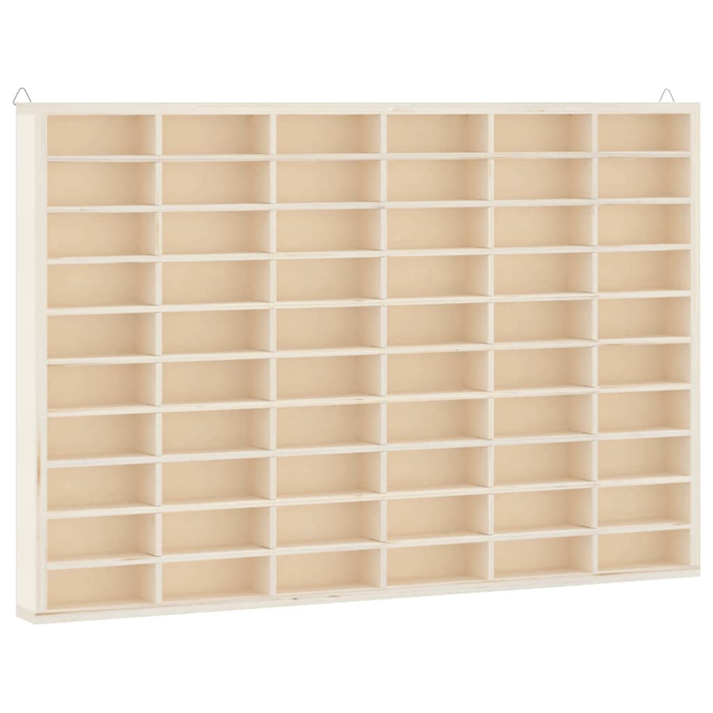 vidaXL Wooden Collector's Display Case with 60 Compartments 60x4.5x40.5cm
