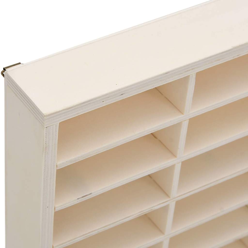 vidaXL Wooden Collector's Display Case with 60 Compartments 60x4.5x40.5cm