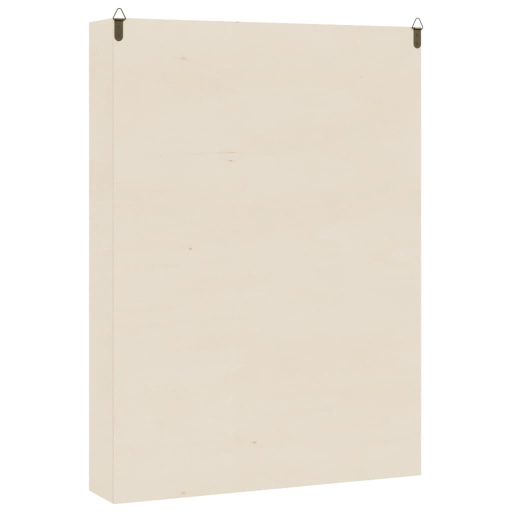 vidaXL Wooden Collector's Display Case with 6 Shelves 40x8.5x55cm