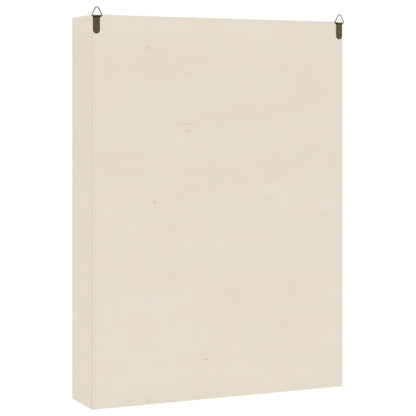 vidaXL Wooden Collector's Display Case with 6 Shelves 40x8.5x55cm