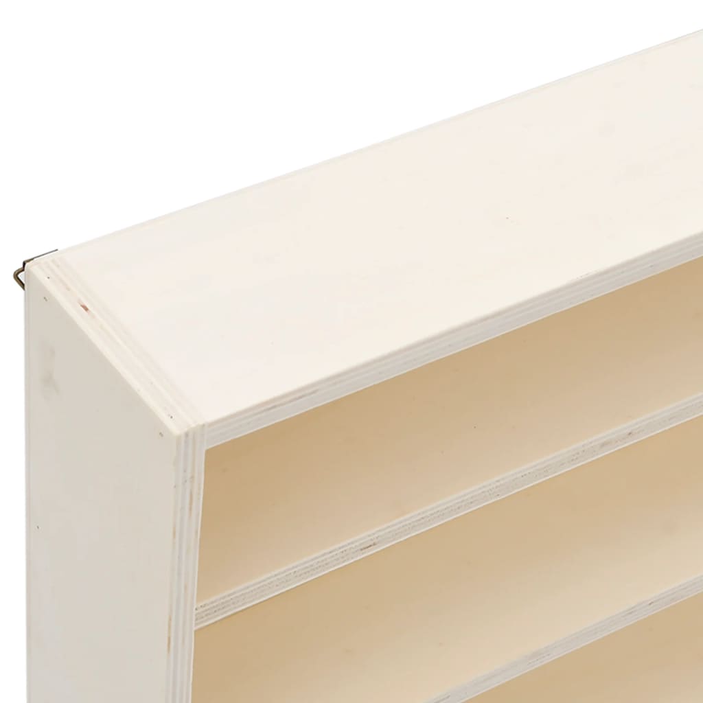 vidaXL Wooden Collector's Display Case with 6 Shelves 60x8.5x55cm