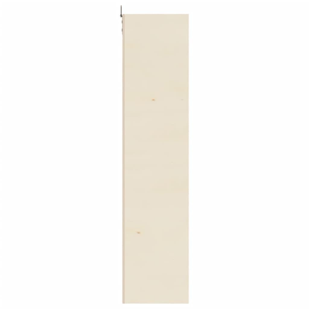 vidaXL Wooden Collector's Display Case with Doors 40x8.5x37cm