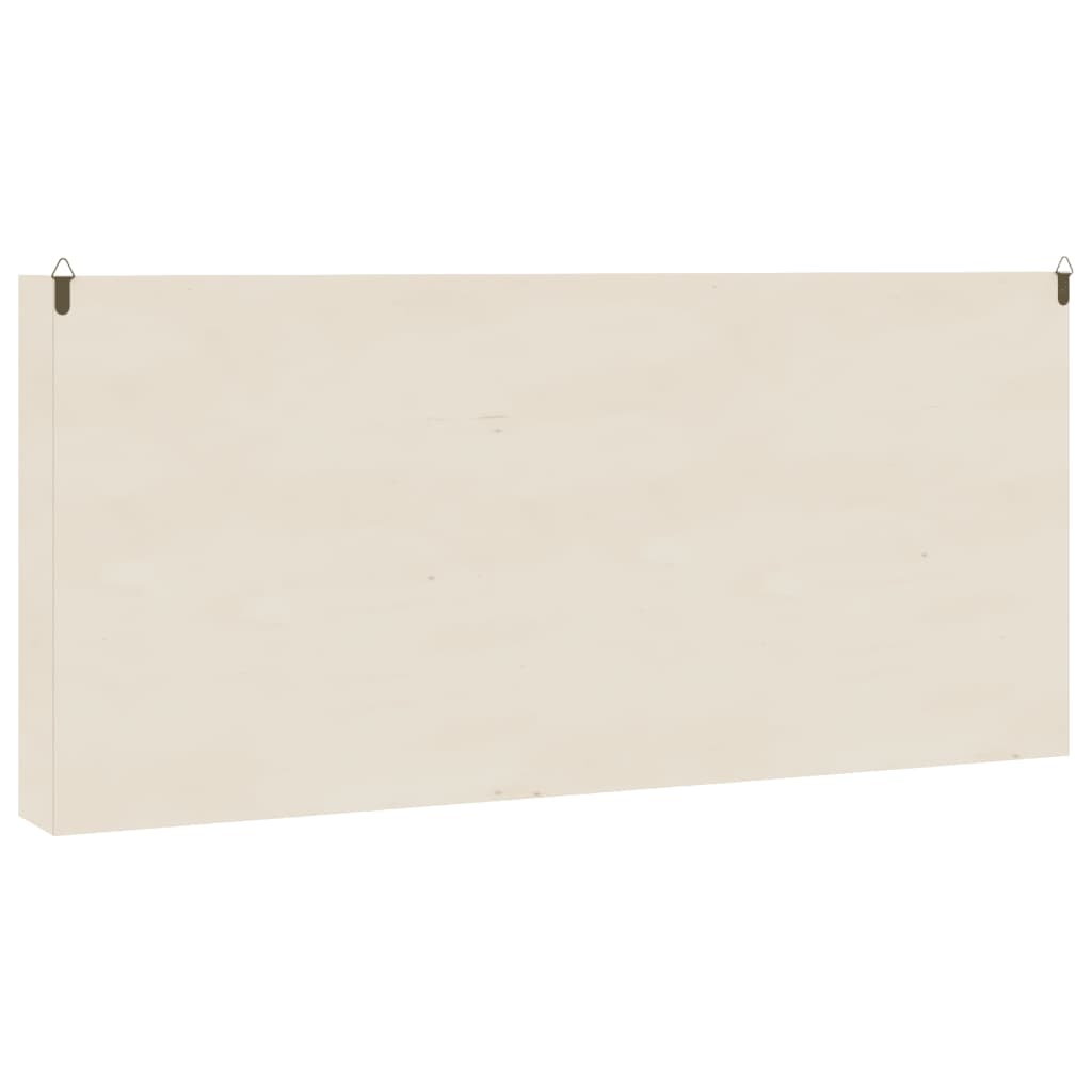 vidaXL Wooden Collector's Display Case with Doors 80x8.5x37cm