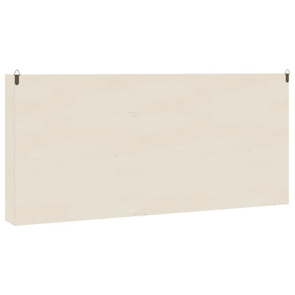 vidaXL Wooden Collector's Display Case with Doors 80x8.5x37cm