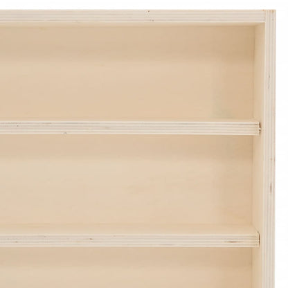 vidaXL Wooden Collector's Display Case with Doors 80x8.5x37cm